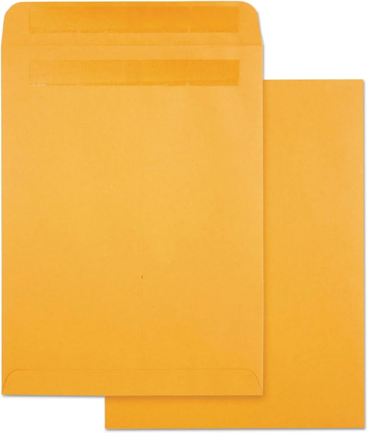 High Bulk Self-Sealing Envelopes, #10 1/2, Cheese Blade Flap, Redi-Seal Closure, 9 X 12, Brown Kraft, 100/Box 9 x 12"