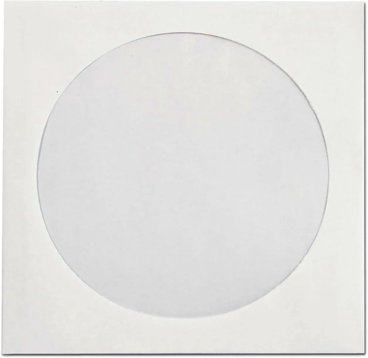 Quality Park CD/DVD Sleeves, 5 x 5 in, White, 250 Pack