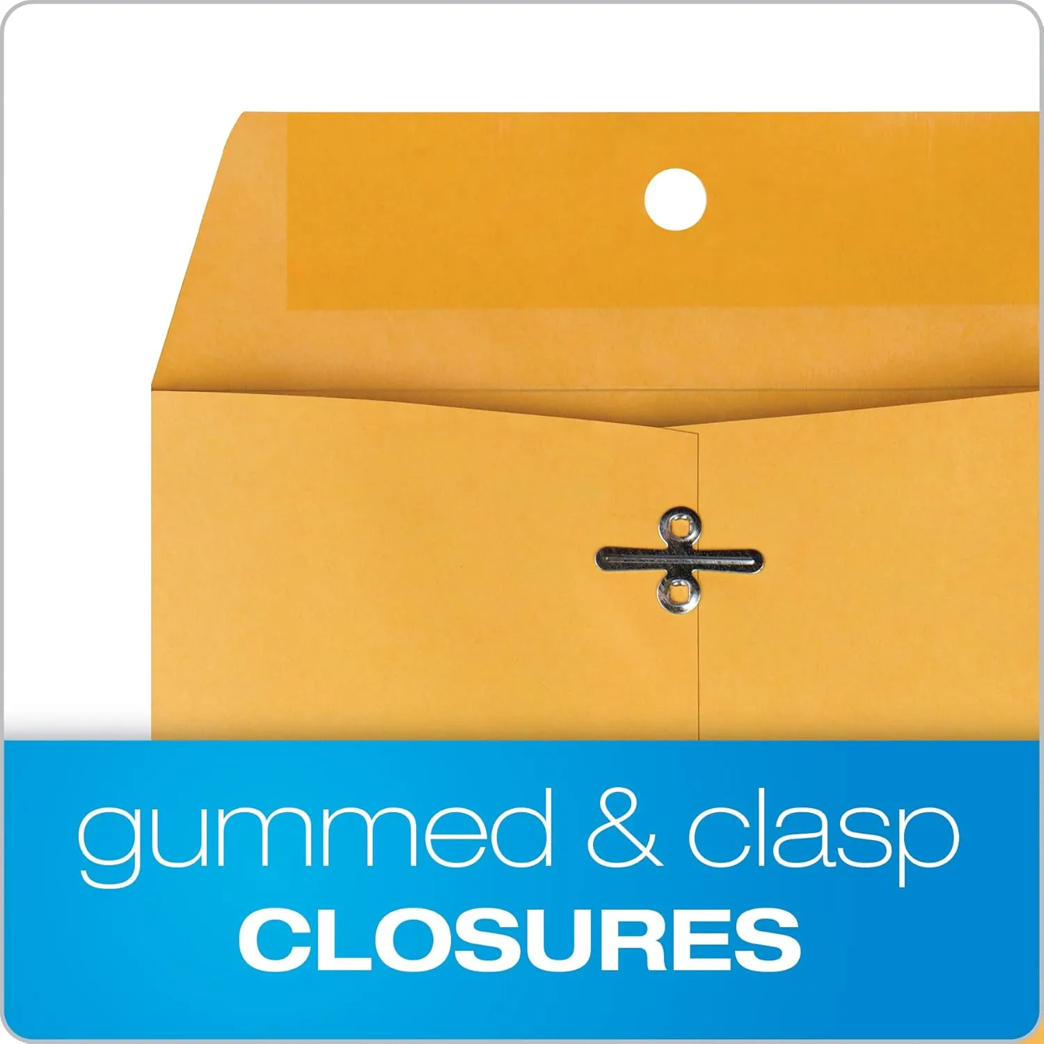 Quality Park Clasp Envelopes, 6.5 x 9.5 Inch Brown Kraft, 100 Count