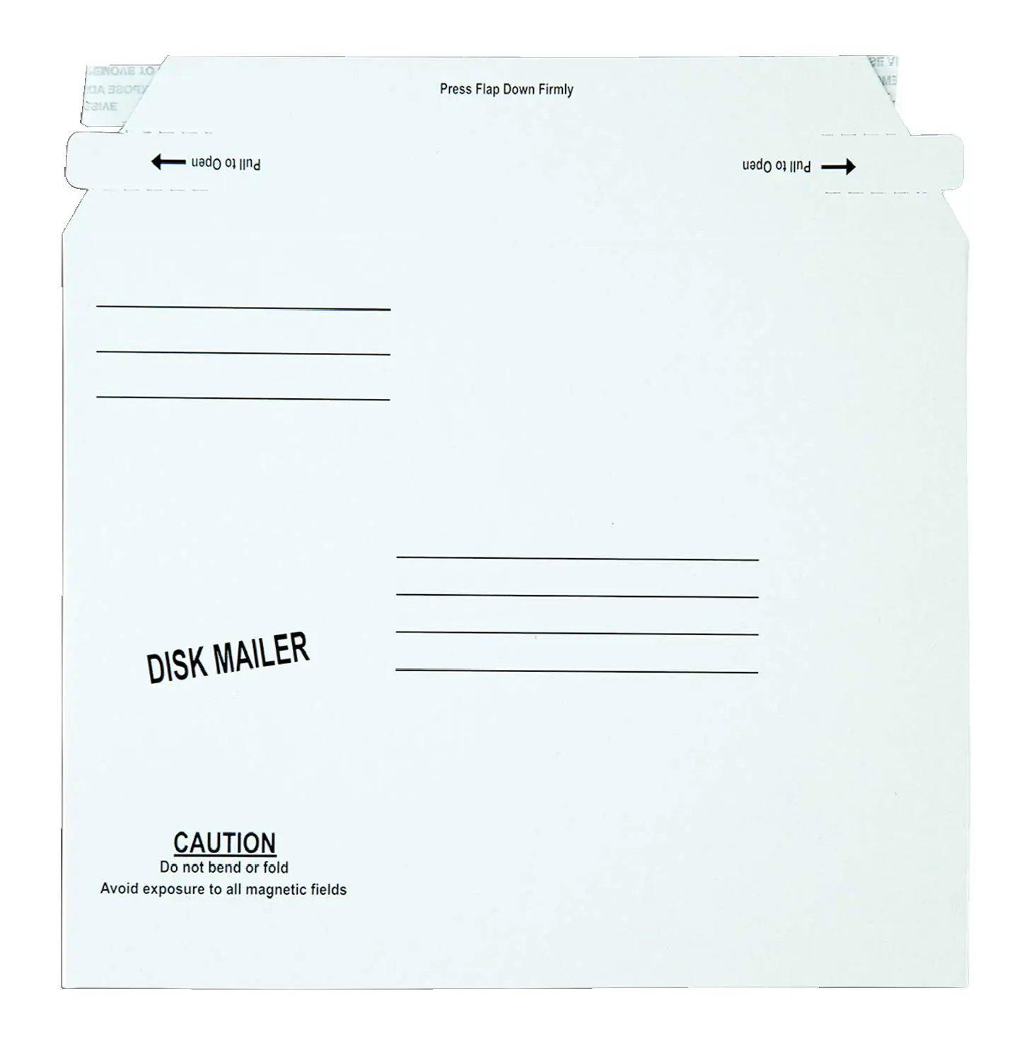 Quality Park Recycled Economy Disk Mailer, Redi-Strip, White, 7.5 x 6.06, 100 Pack (64117)