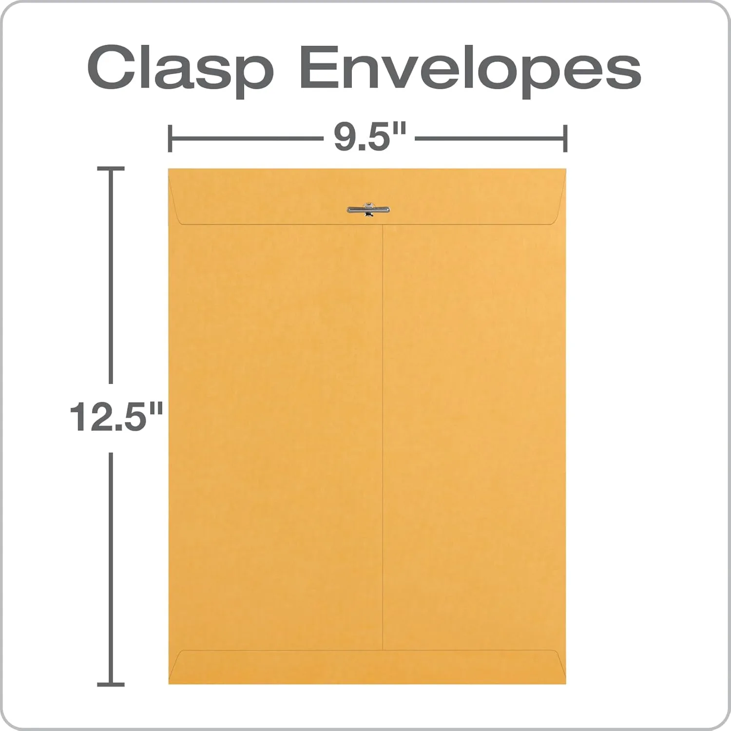 Quality Park Clasp Envelopes, Kraft, 32 lb