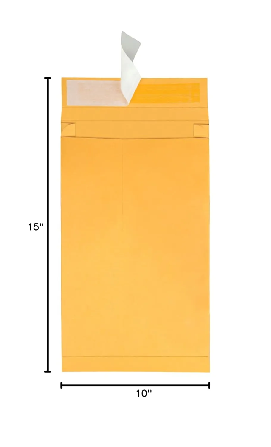Quality Park Large Format Catalog Envelopes, Redi-Strip, Kraft, 10 x 15, 25/Box