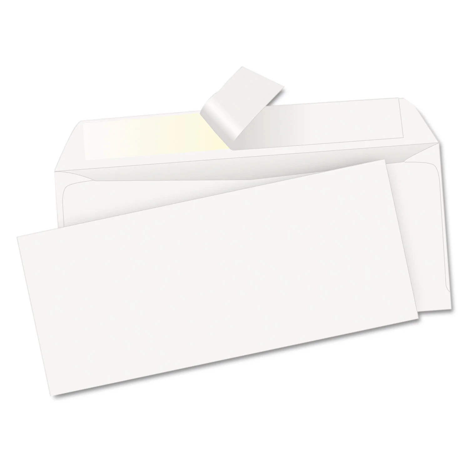 Wholesale CASE of 5 - Quality Park No. 10 Rmvble Sealing Strip Envelopes-Envelopes, Regular, No. 10, 4-1/8"x9-1/2", 500/BX