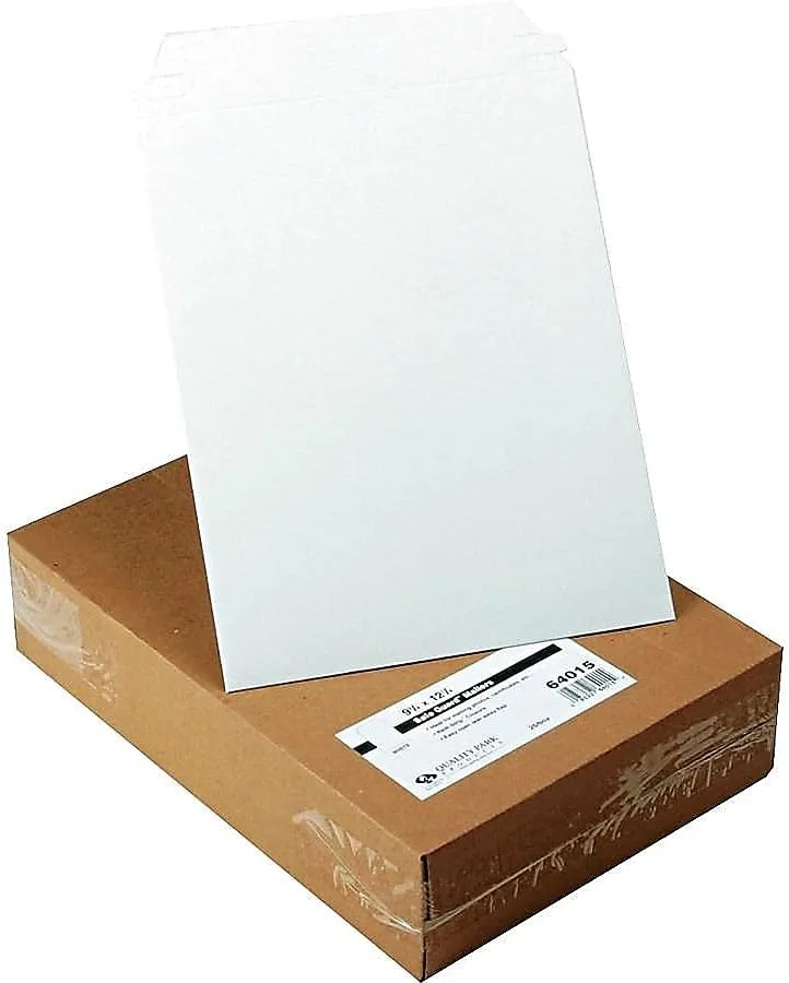 Quality Park Photo/Document Mailer, Redi-Strip, White, 9.75x12.5, 25 per box
