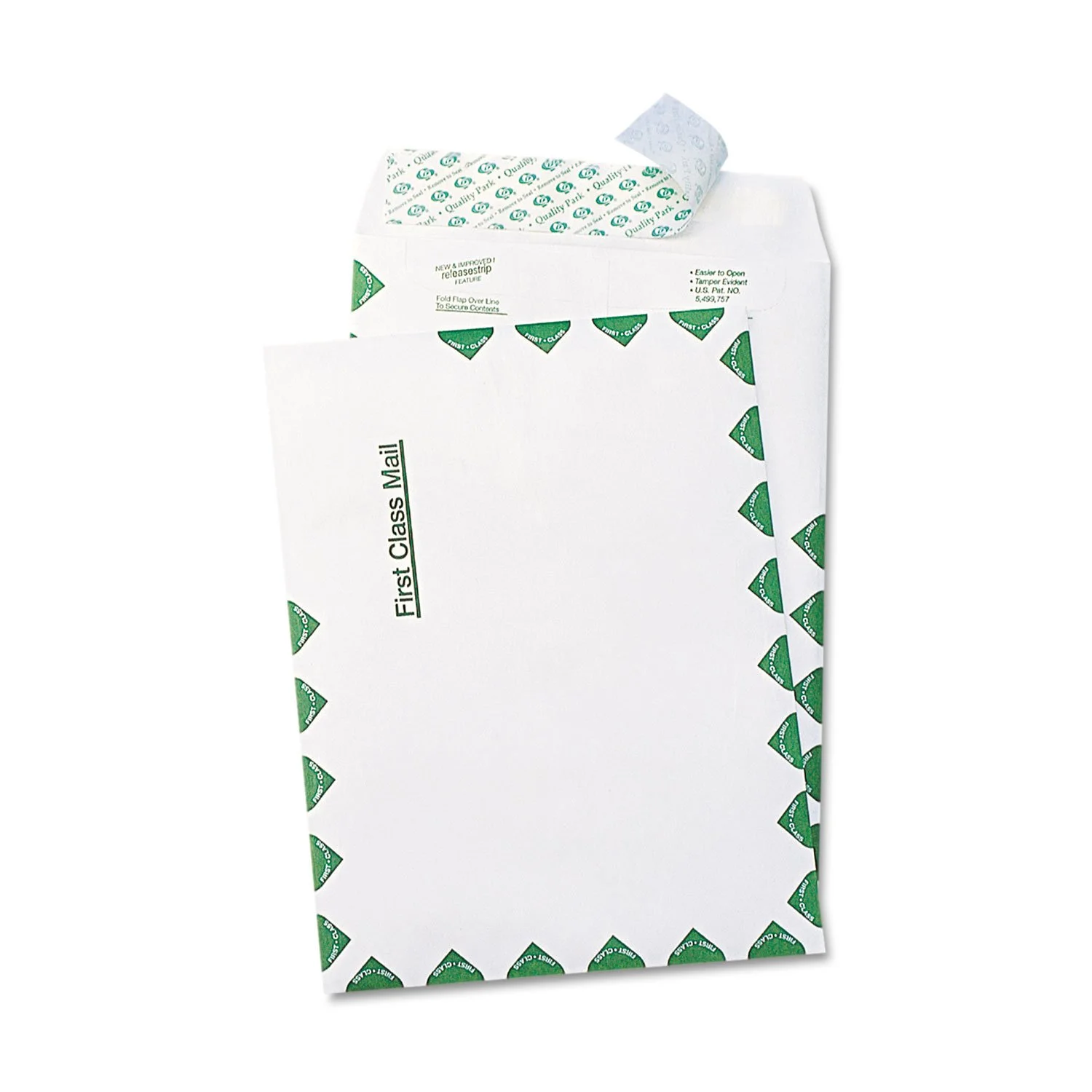 Quality Park Survivor R1330 Tyvek USPS First Class Mailer, #55, 6 x 9, White (Box of 100)