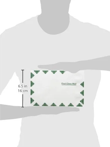 Quality Park Survivor R1330 Tyvek USPS First Class Mailer, #55, 6 x 9, White (Box of 100)