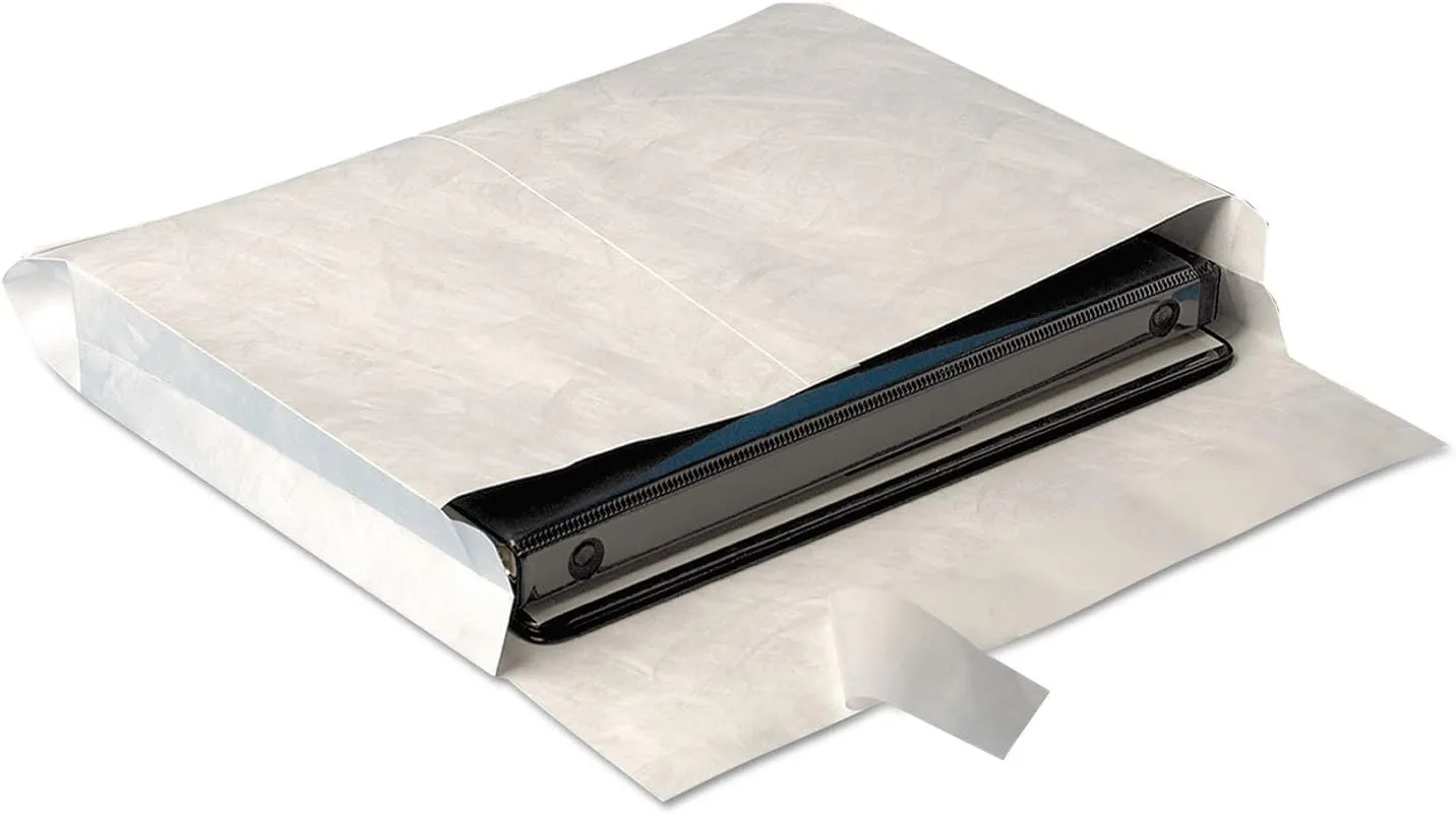 Quality Park Tyvek Open Side Envelope, 10 x 13 x 2 Inches, Pack of 25 (R4611)