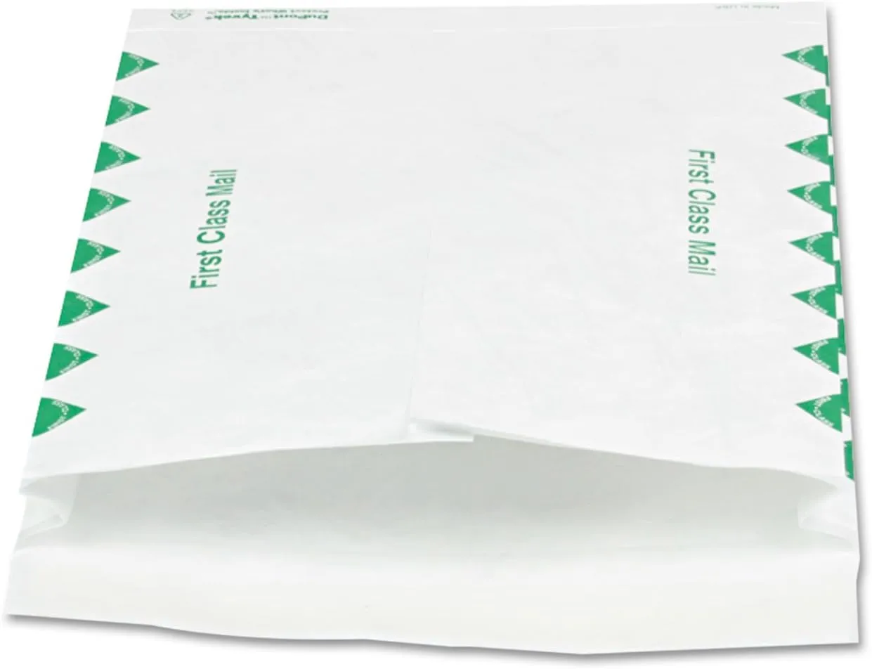 Quality Park Survivor R4510 Tyvek Expansion Mailer, First Class, 10 x 13 x 1-1/2, White - Box of 100