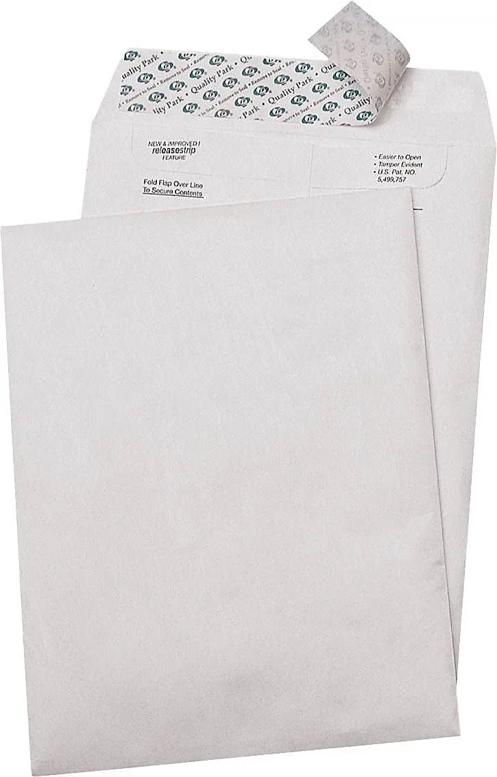 Quality Park QUAR1660 Survivor 10 x 15 Tyvek Catalog Mailer, Self Sealing, 100/Box