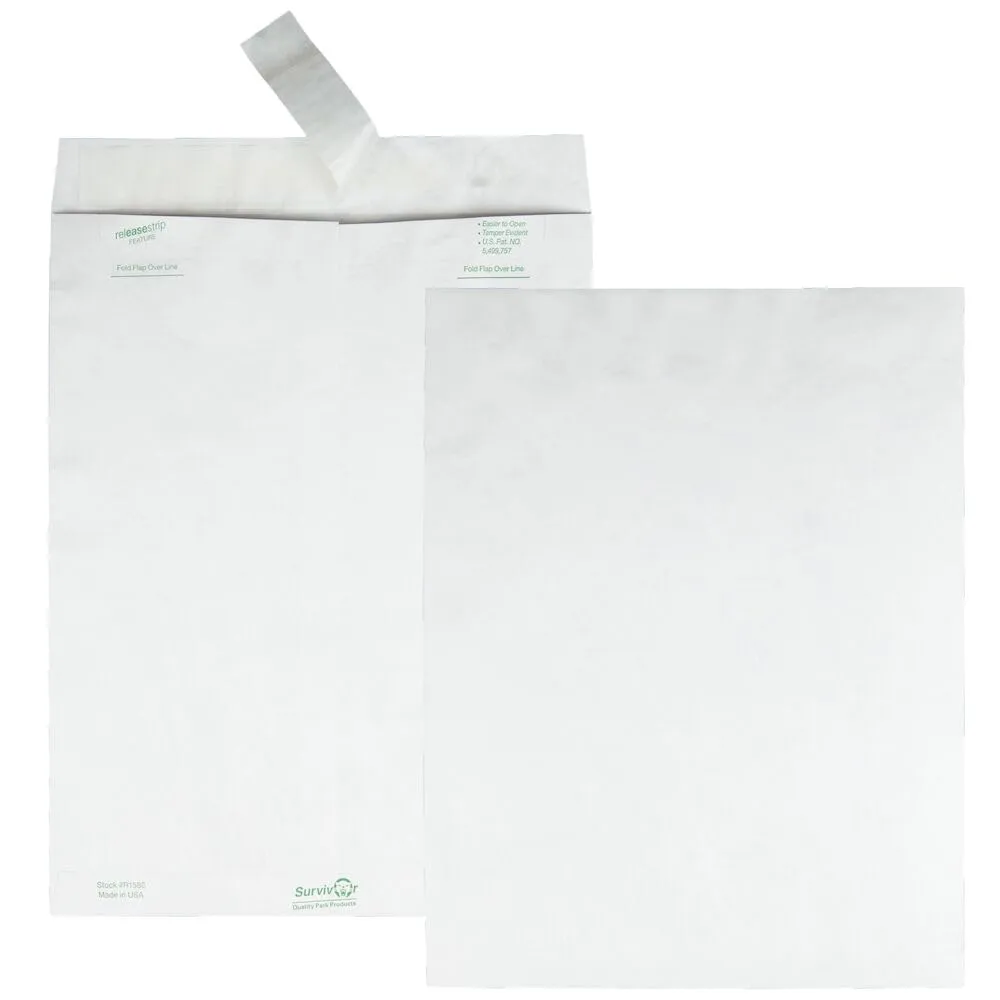Quality Park Survivor Tyvek Mailers, 10 x 13, Self-Seal, 50/Box