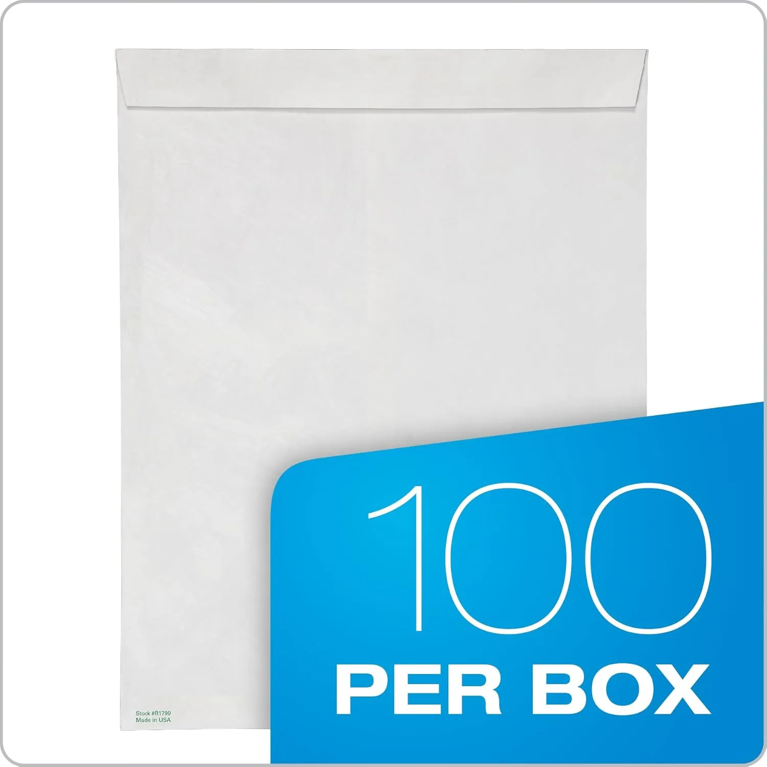 Quality Park Survivor Tyvek Shipping Envelopes, 12 x 15-1/2, Peel & Seal, 100/Box