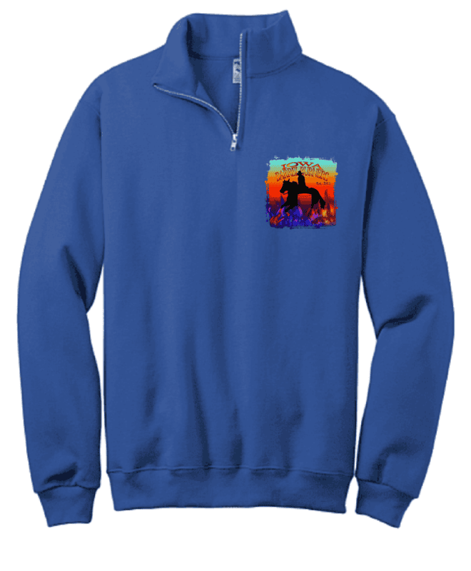 Unisex NuBlend Cadet Collar Quarter-Zip Sweatshirt