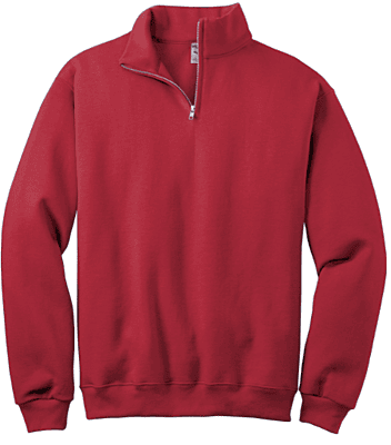 Unisex Nublend Cadet Collar Quarter-Zip Sweatshirt