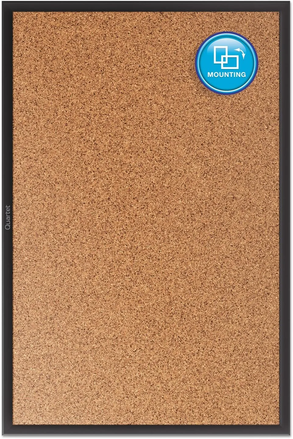QUARTET Classic Cork Bulletin Board with Aluminum Frame