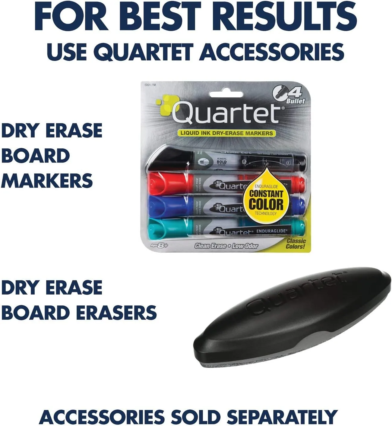 QUARTET Magnetic Dry Erase Whiteboard