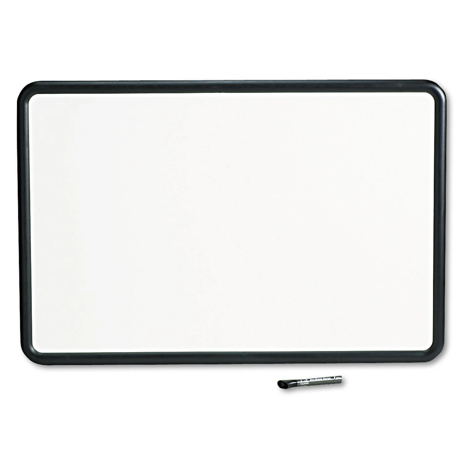 Quartet Contour Whiteboard, 36"W x 24"H, Black Frame (7553)
