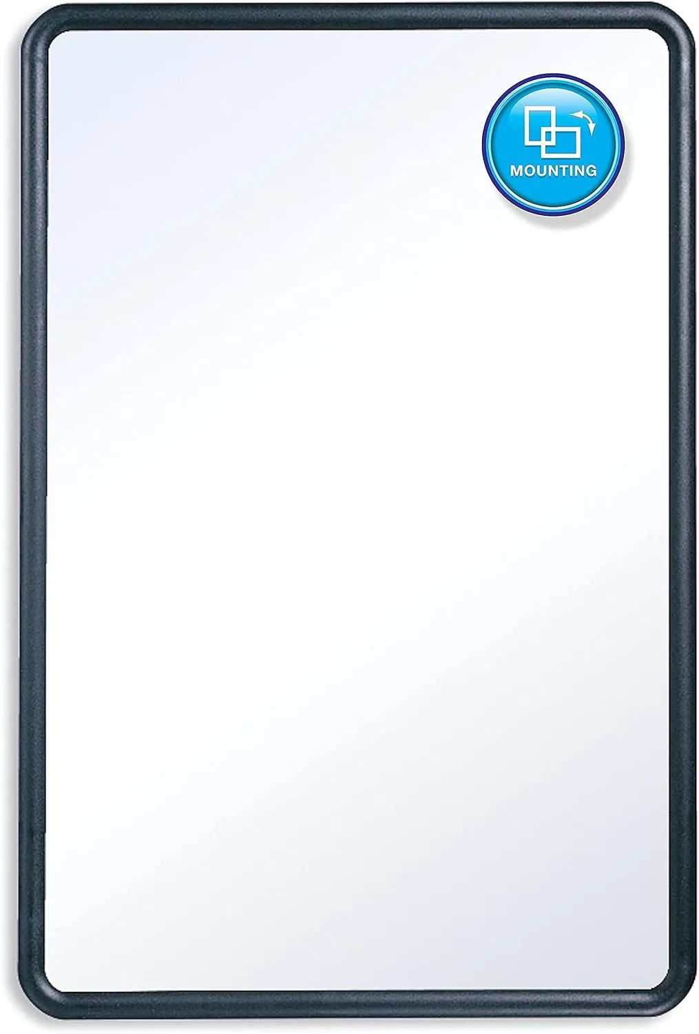 Quartet Contour Whiteboard, 36"W x 24"H, Black Frame (7553)