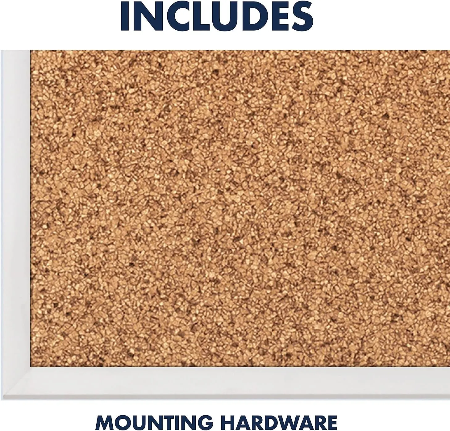 QUARTET Classic Cork Bulletin Board with Aluminum Frame