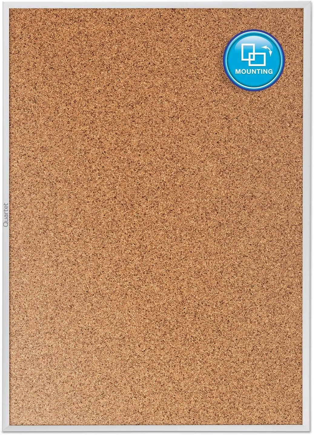 QUARTET Classic Cork Bulletin Board with Aluminum Frame