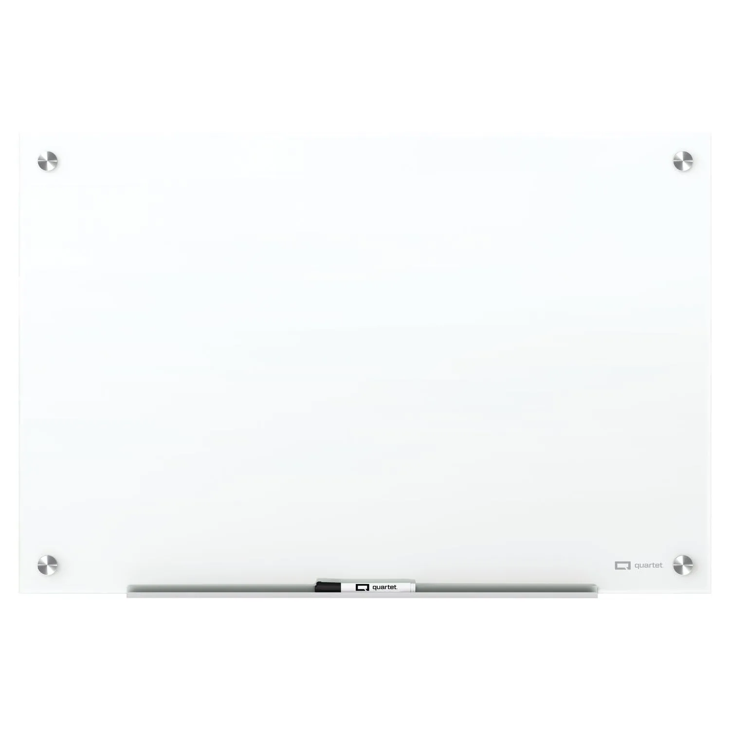 QUARTET Brilliance Magnetic Glass Dry-Erase Whiteboard, Frameless, Tempered