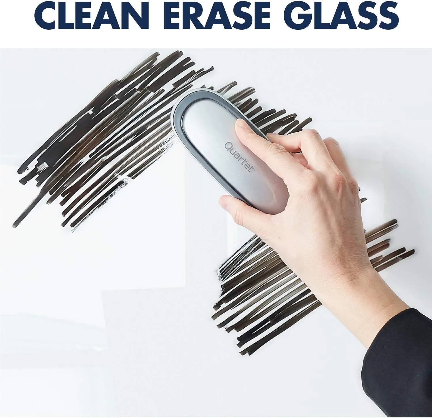 QUARTET Brilliance Magnetic Glass Dry-Erase Whiteboard, Frameless, Tempered