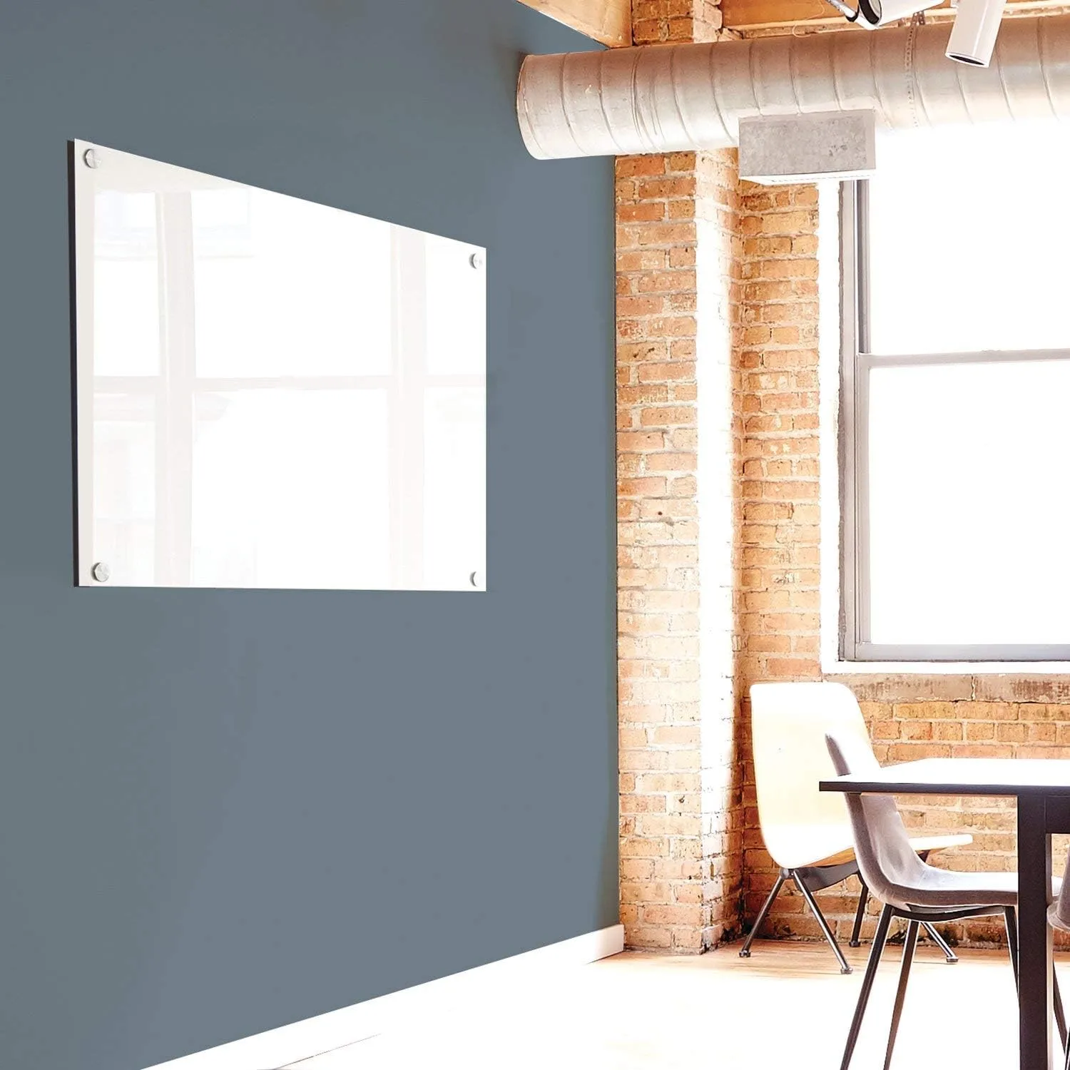 QUARTET Brilliance Magnetic Glass Dry-Erase Whiteboard, Frameless, Tempered