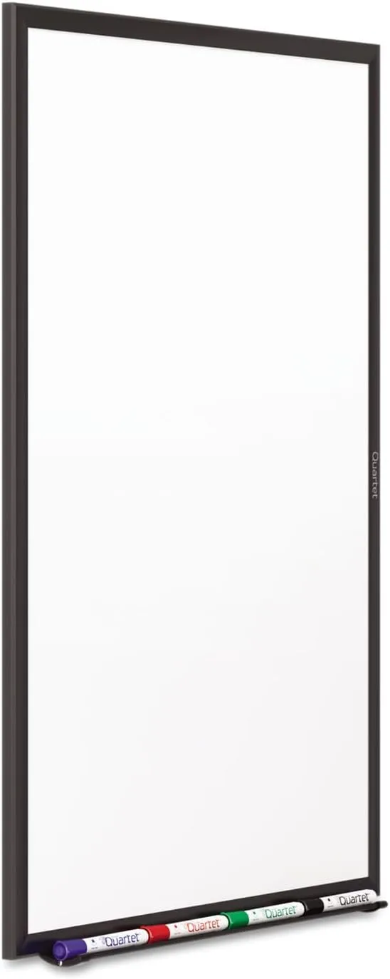 QUARTET Melamine Dry-Erase Whiteboard with Aluminum Frame