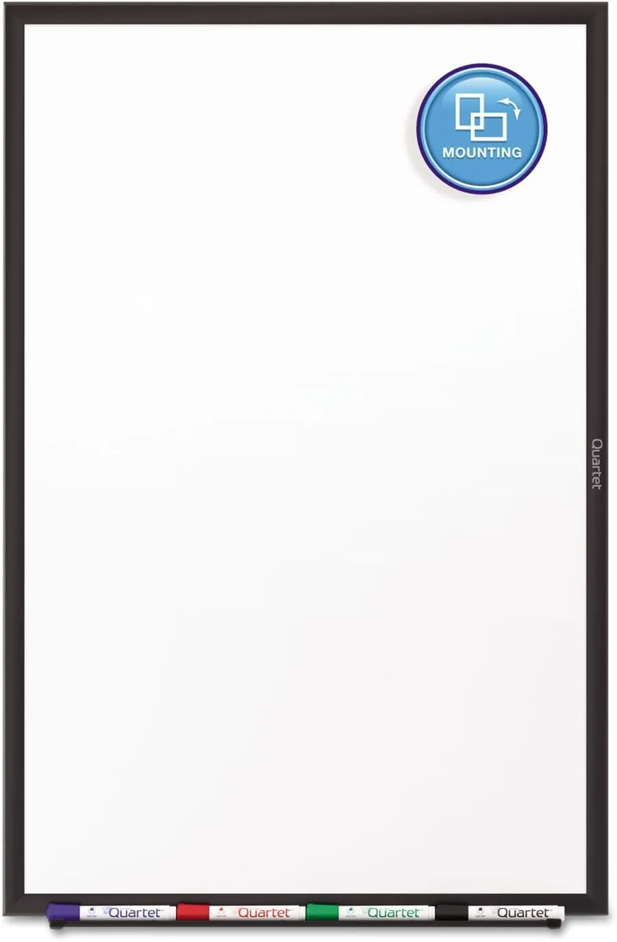 QUARTET Melamine Dry-Erase Whiteboard with Aluminum Frame