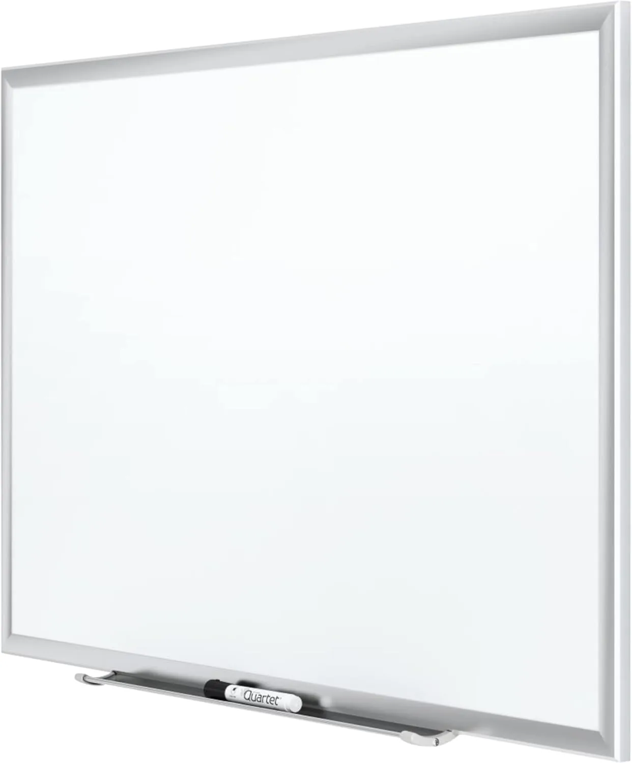 Quartet Magnetic Porcelain Whiteboard, 4' x 3' White Board, Premium, Duramax, Silver Aluminum Frame (2544) Silver 48"W x 36"H