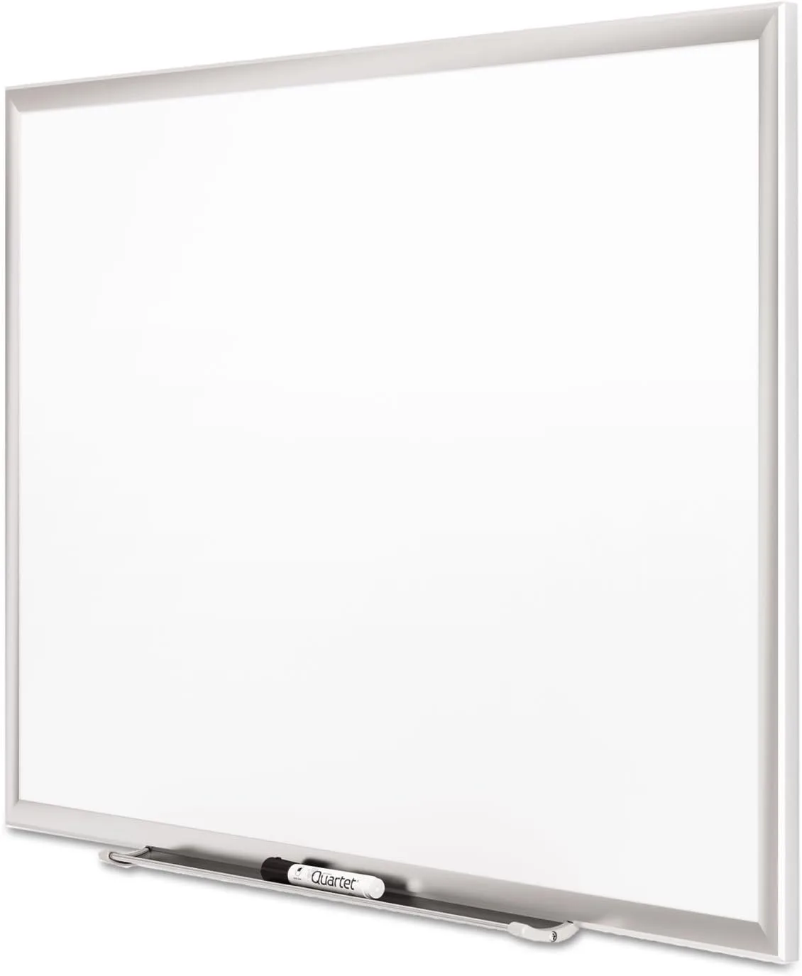 Quartet Magnetic Porcelain Whiteboard, 4' x 3' White Board, Premium, Duramax, Silver Aluminum Frame (2544) Silver 48"W x 36"H