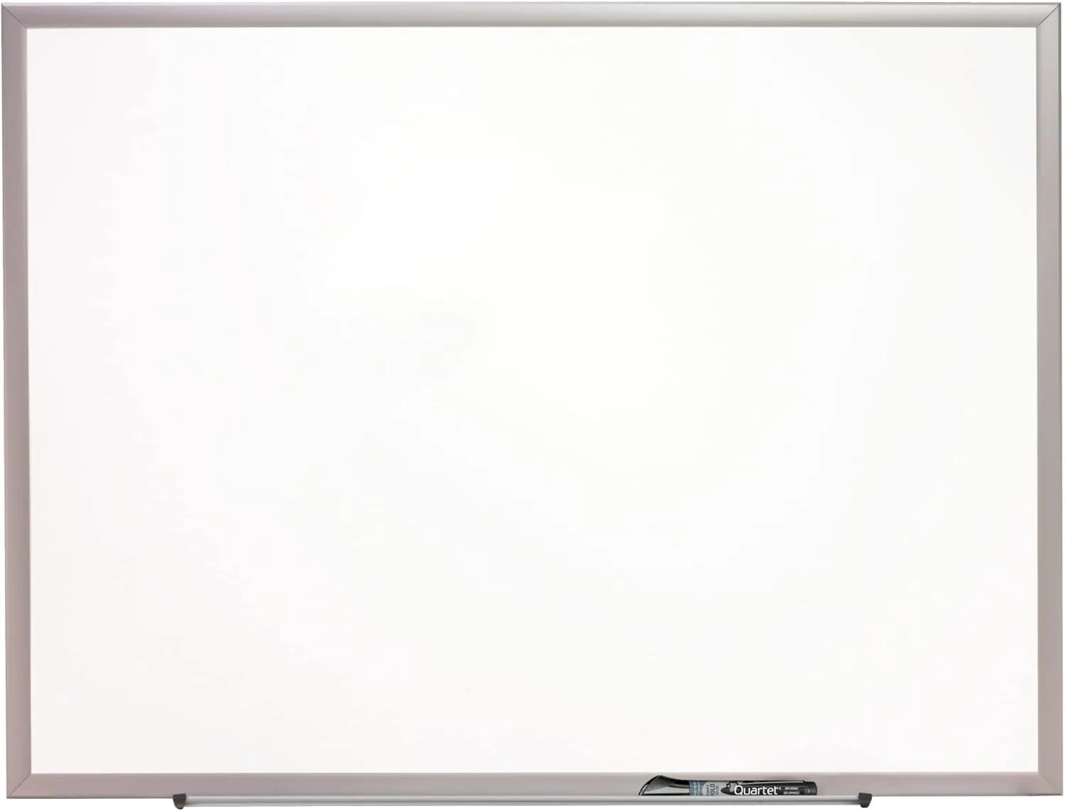Quartet Magnetic Porcelain Whiteboard, 4' x 3' White Board, Premium, Duramax, Silver Aluminum Frame (2544) Silver 48"W x 36"H