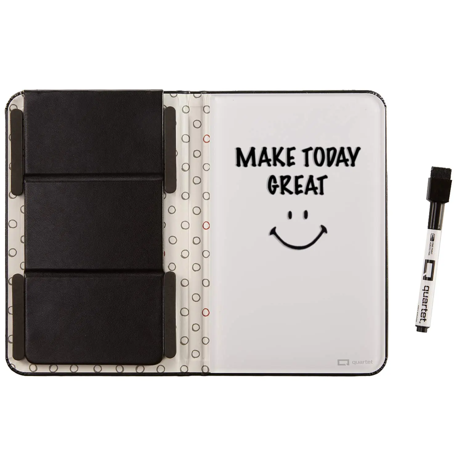 QUARTET Portable Glass Dry-Erase Pad, 5 x 8