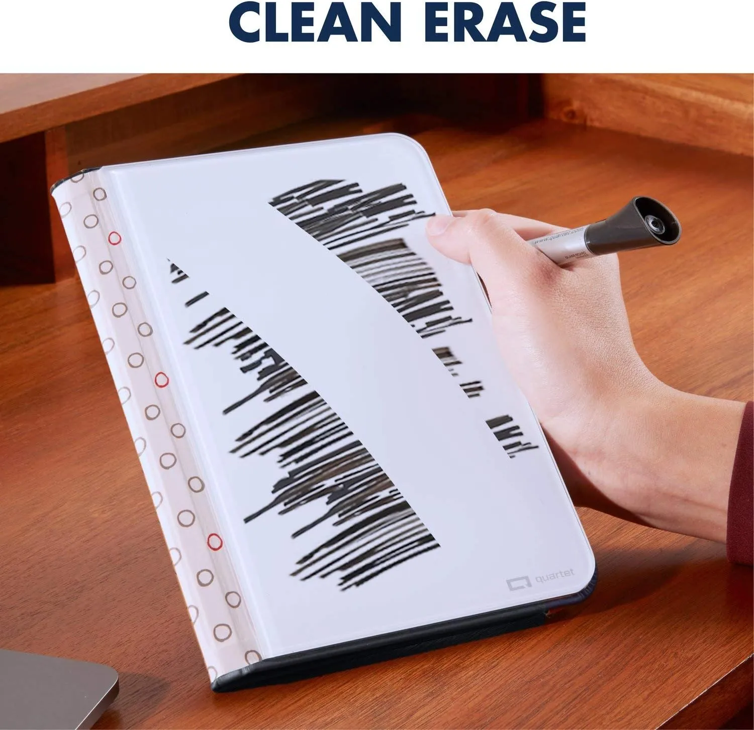 QUARTET Portable Glass Dry-Erase Pad, 5 x 8