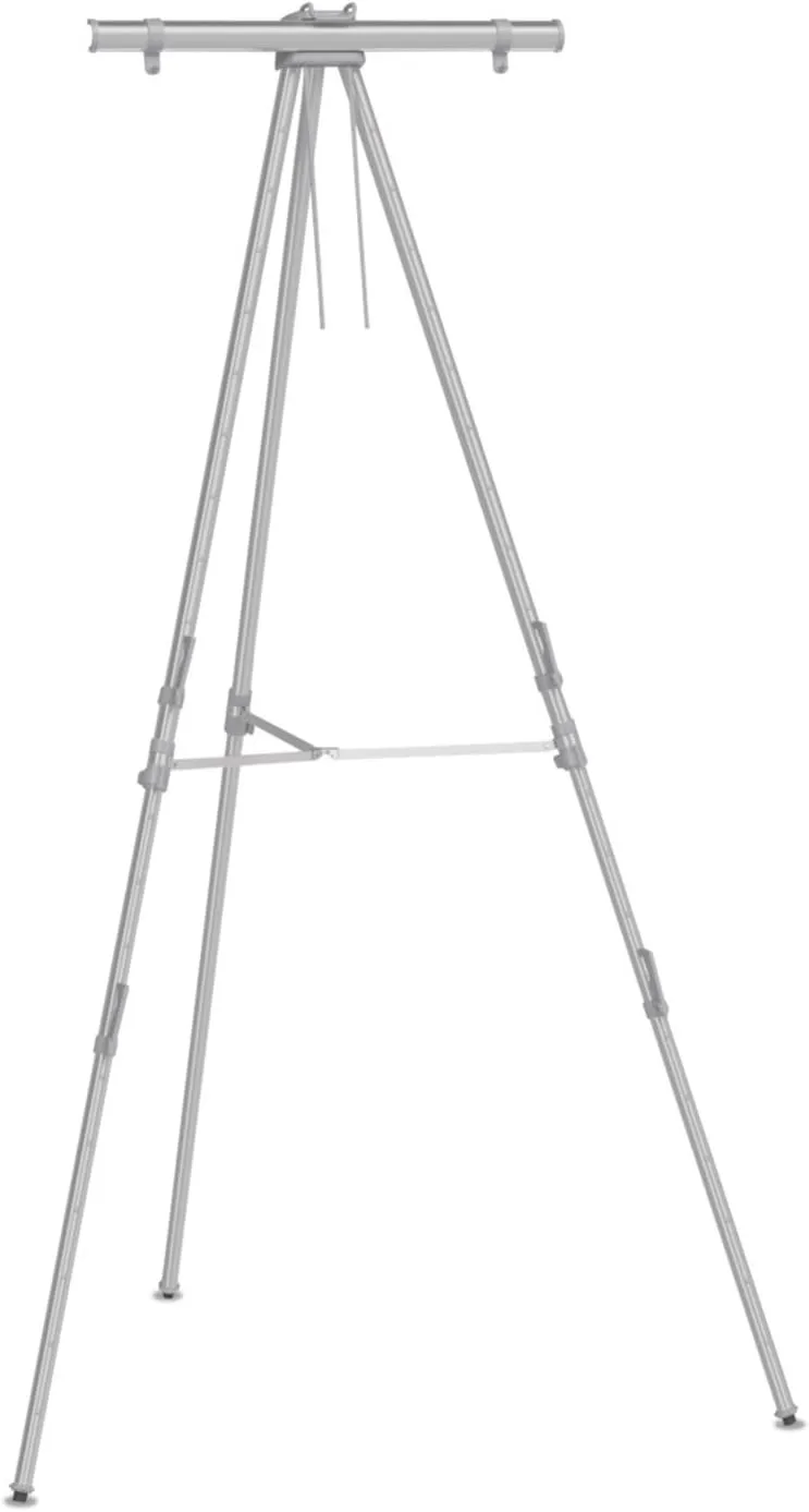 QUARTET Telescoping Aluminum Display Easel, 38–66 in