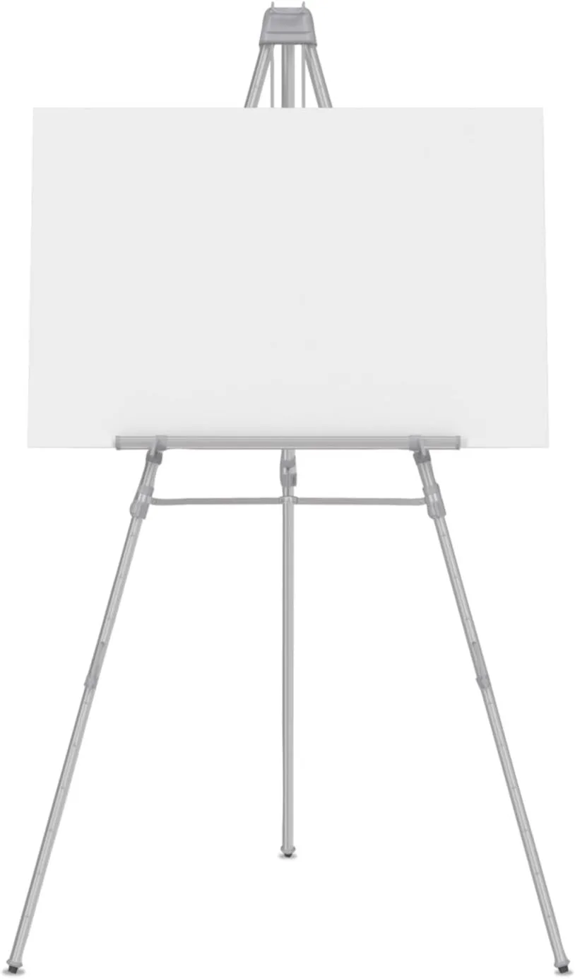 QUARTET Telescoping Aluminum Display Easel, 38–66 in