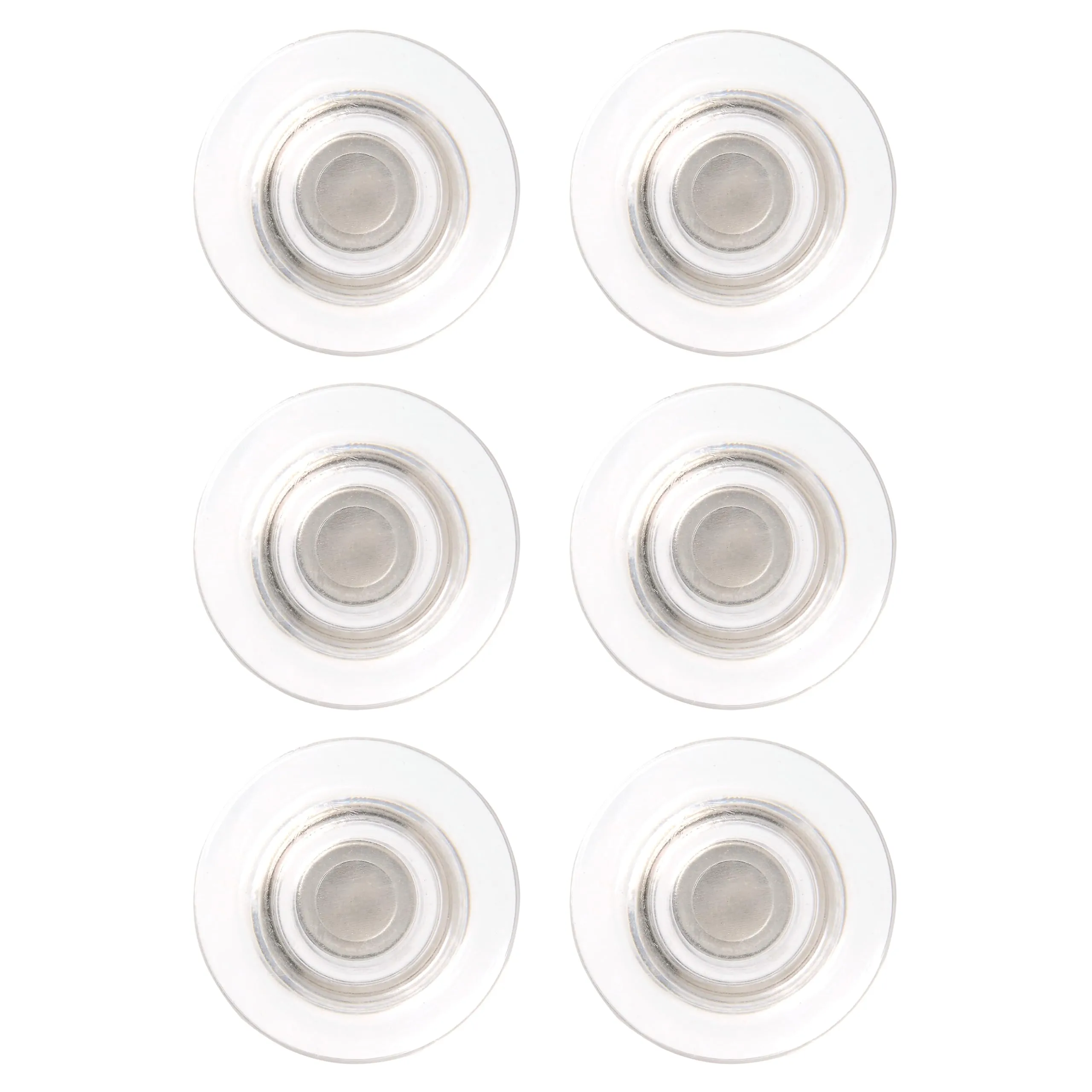 QUARTET Strong Glass Magnets, Rare-Earth Neodymium