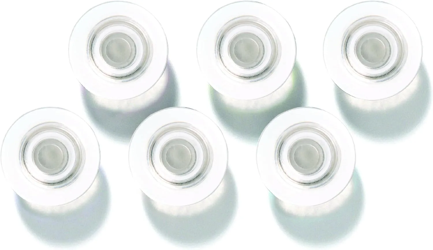 QUARTET Strong Glass Magnets, Rare-Earth Neodymium