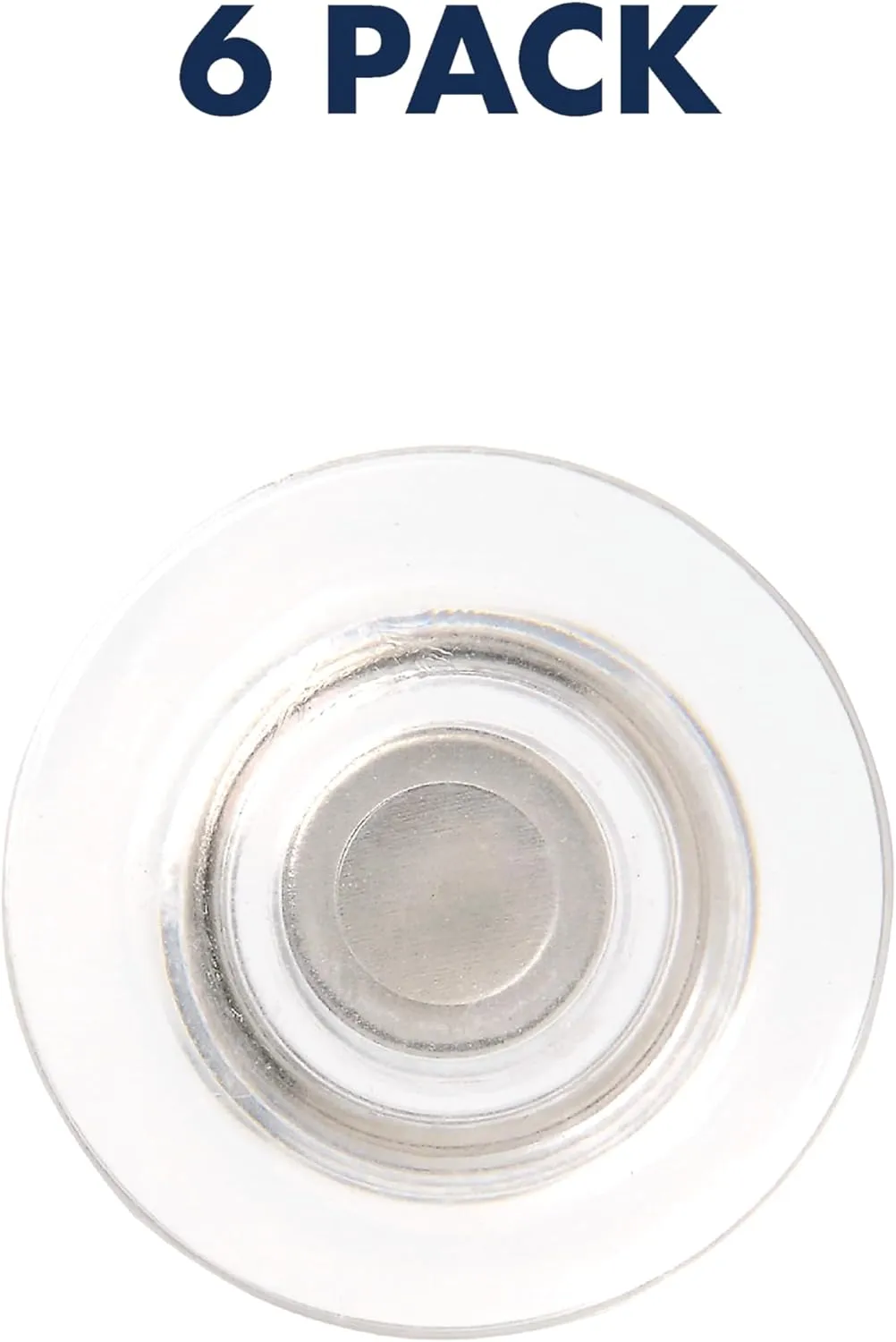 QUARTET Strong Glass Magnets, Rare-Earth Neodymium