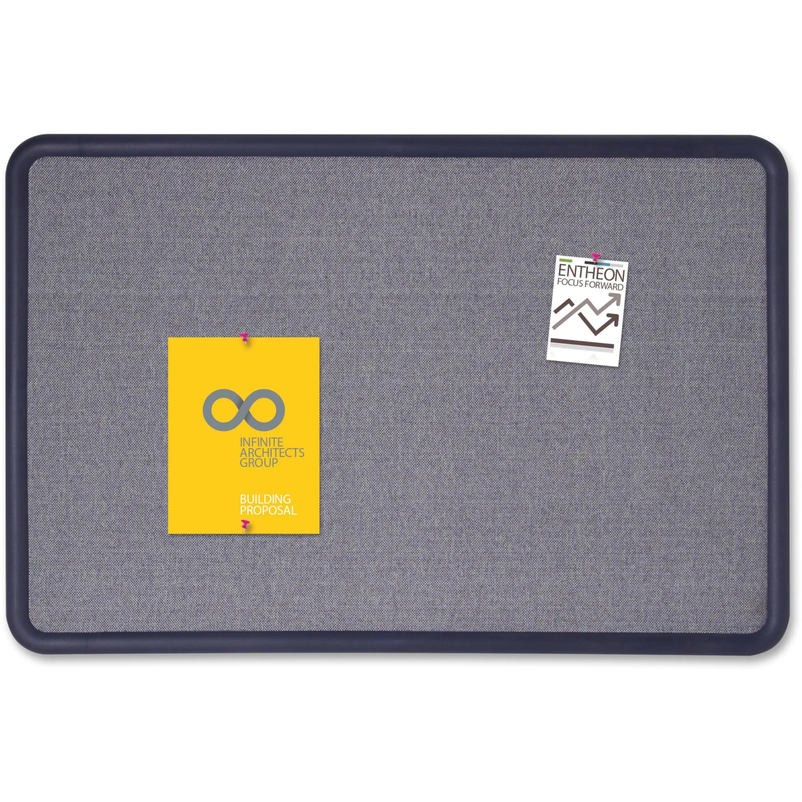 QUARTET Contour Fabric Bulletin Board