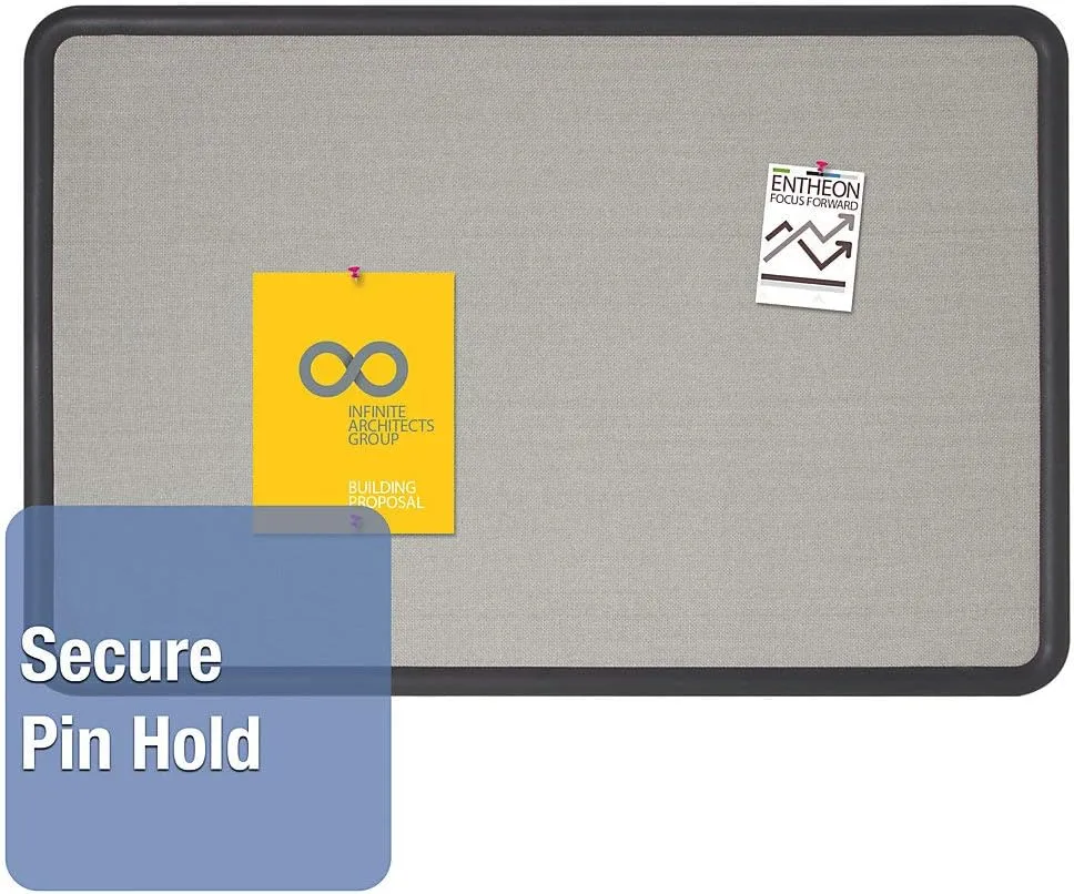 QUARTET Contour Fabric Bulletin Board