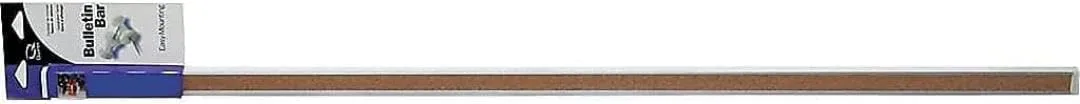 QUARTET Cork Bulletin Bar, Natural Cork with Aluminum Frame