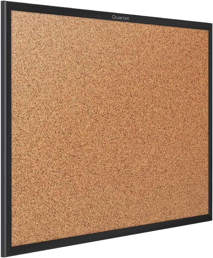 QUARTET Classic Cork Bulletin Board with Aluminum Frame