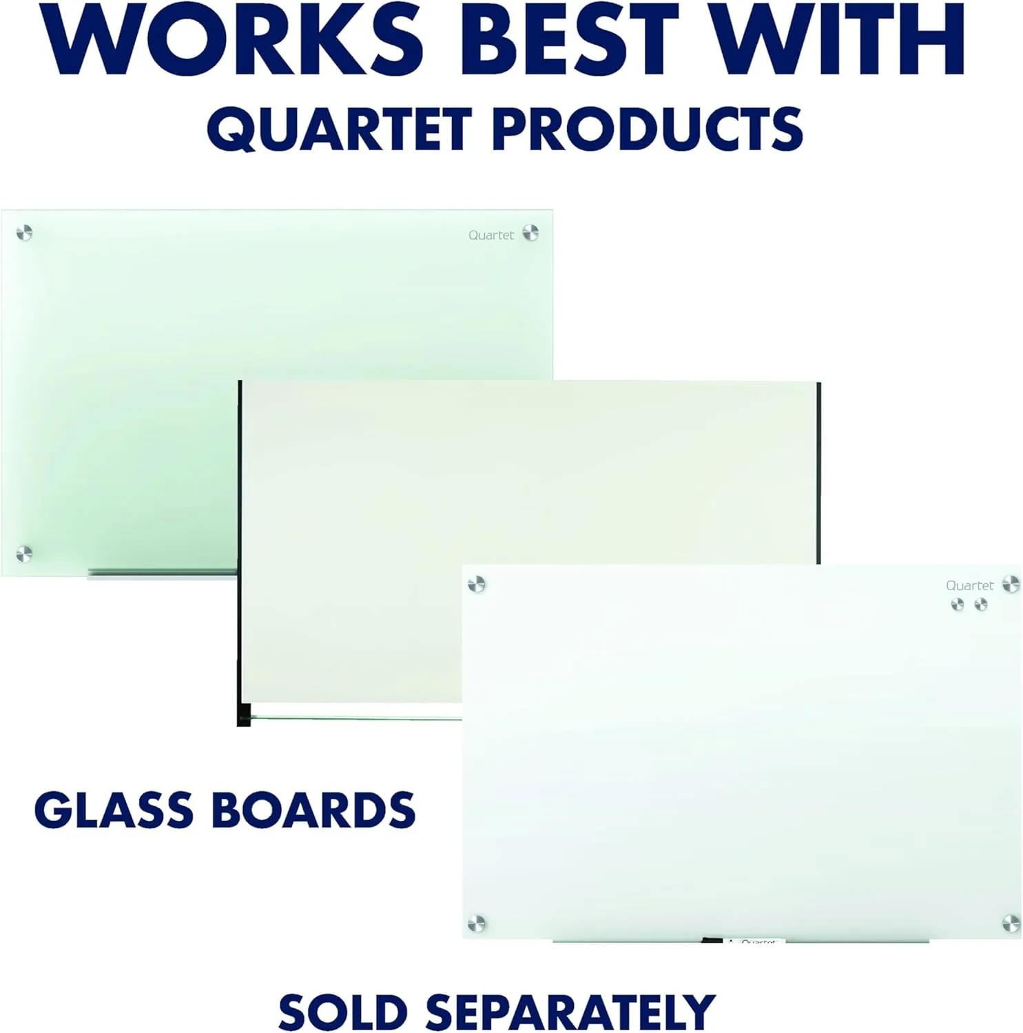 QUARTET Strong Glass Magnets, Rare-Earth Neodymium