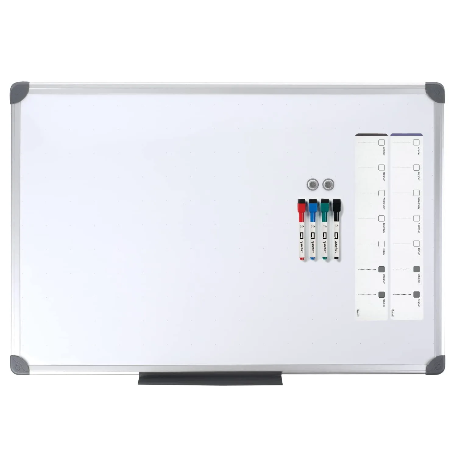Quartet Magnetic Dry-Erase Board, 36 x 24 in, Euro Style Aluminum Frame (79378)