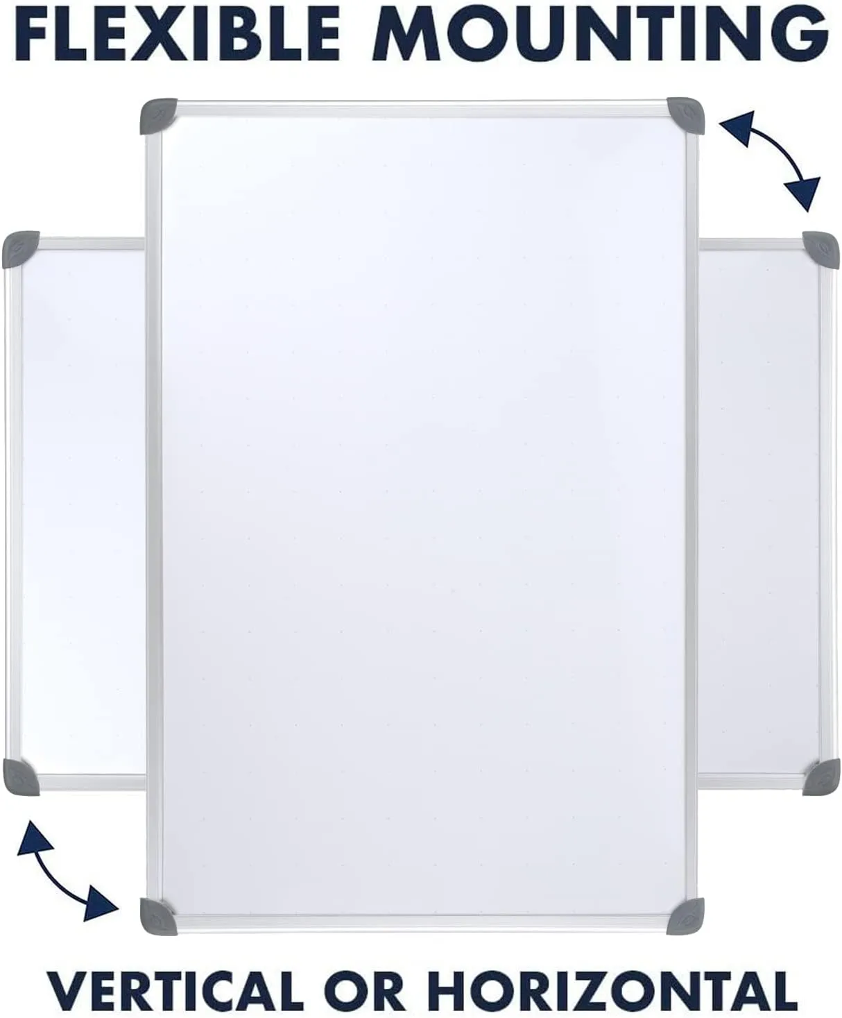 Quartet Magnetic Dry-Erase Board, 36 x 24 in, Euro Style Aluminum Frame (79378)