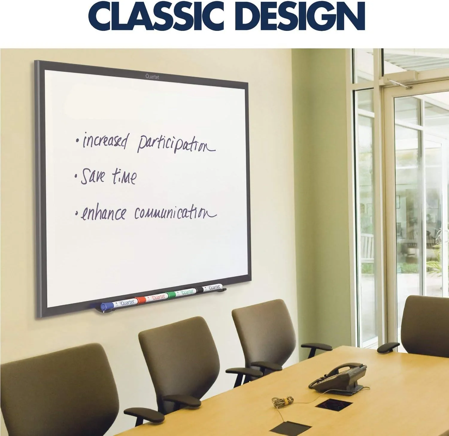 QUARTET Magnetic Dry Erase Whiteboard