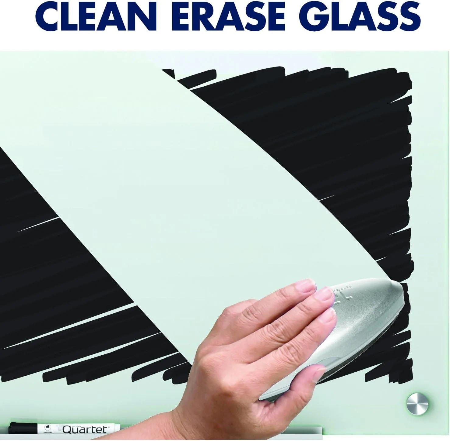 Quartet Infinity Magnetic Glass Dry-Erase Whiteboard