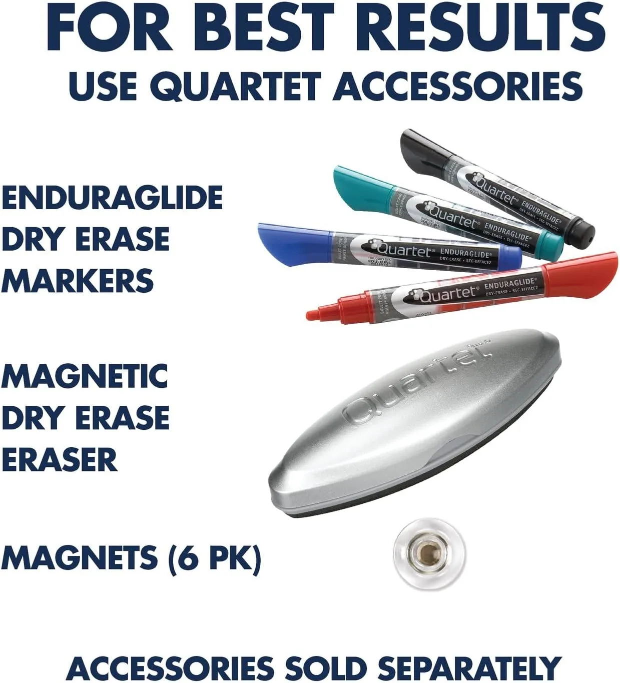 Quartet Infinity Magnetic Glass Dry-Erase Whiteboard