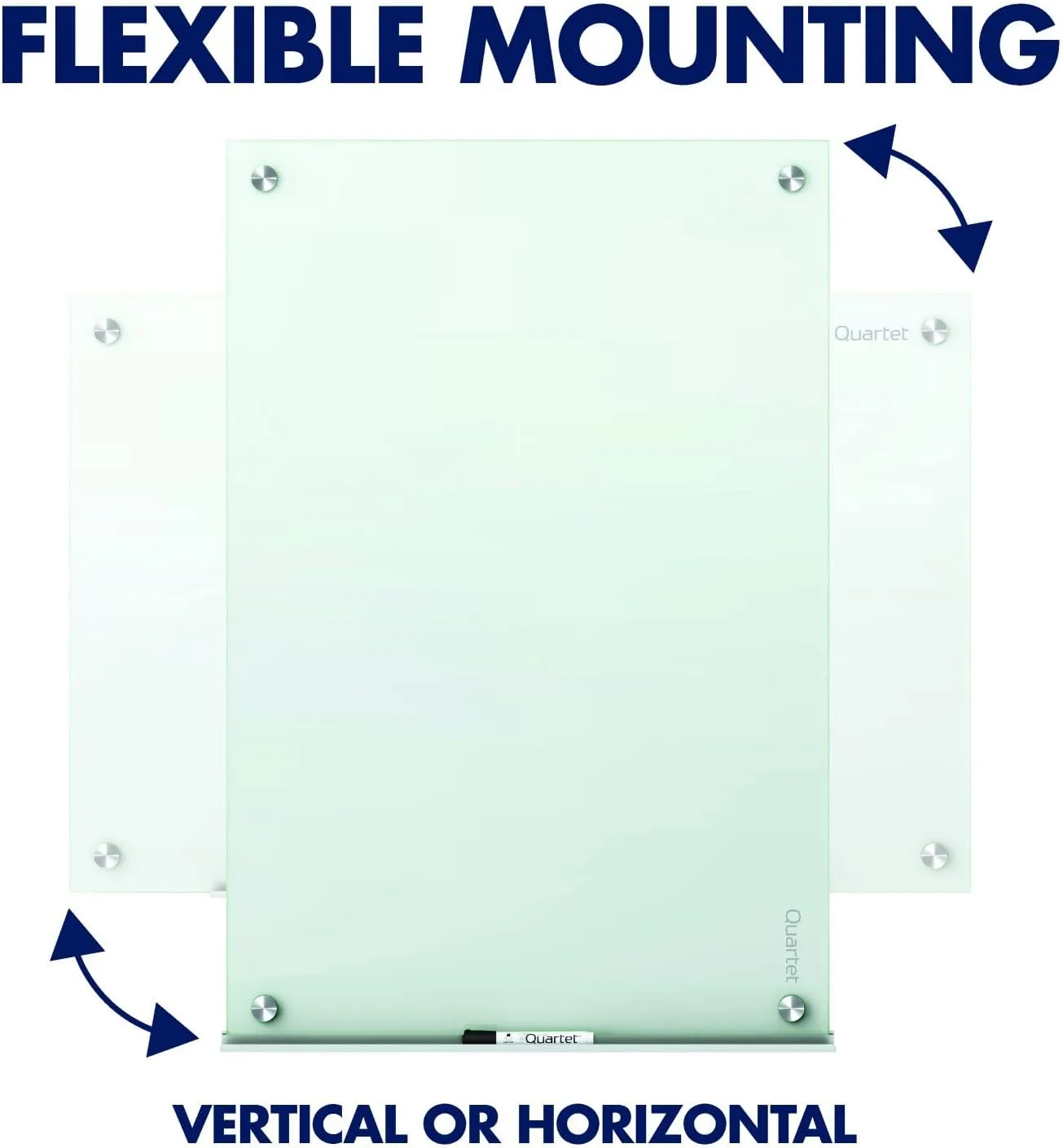Quartet Infinity Magnetic Glass Dry-Erase Whiteboard