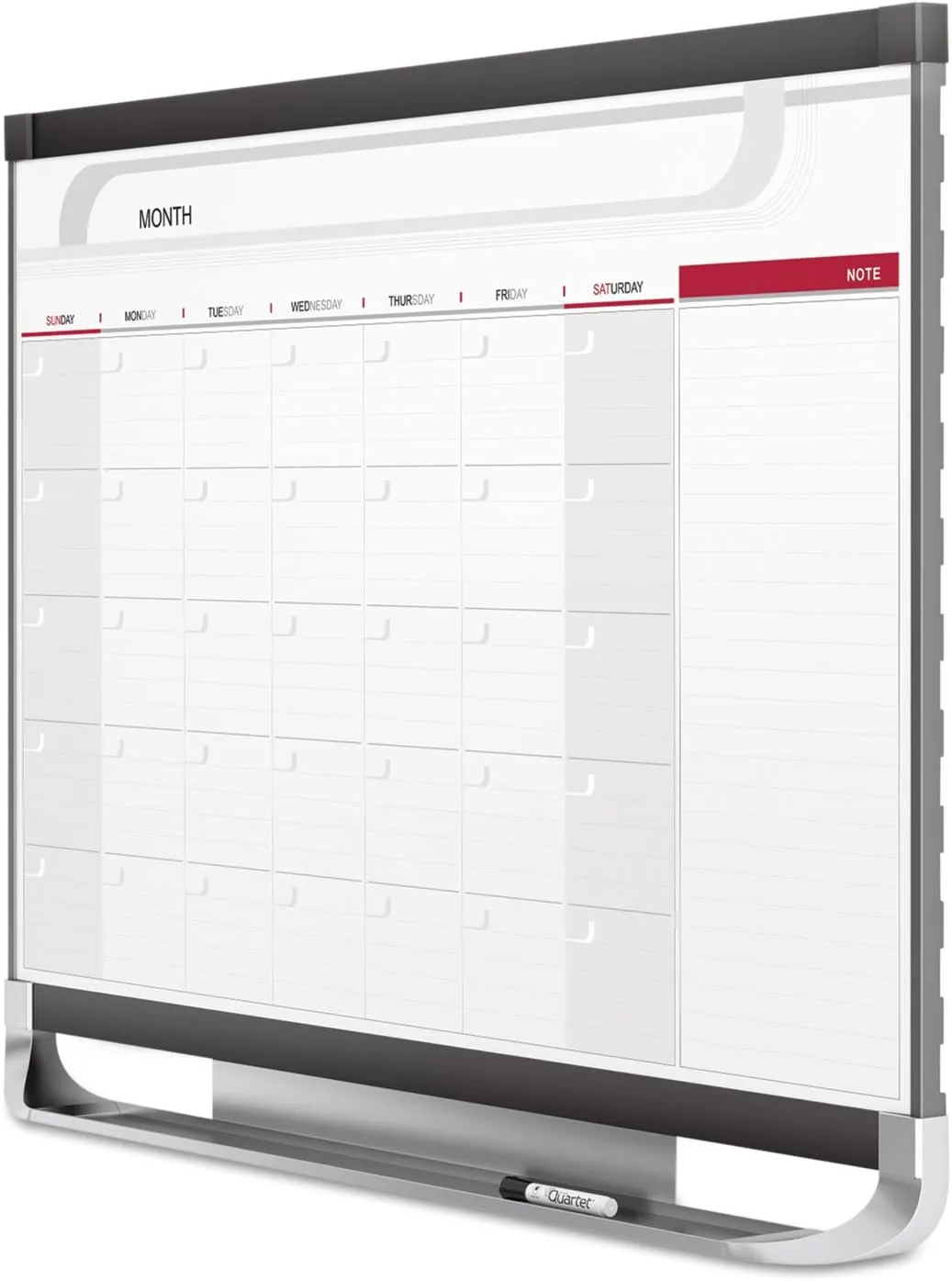 QUARTET Prestige 2 Total Erase Magnetic Calendar Board